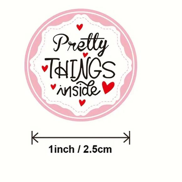 500 Pretty Things Inside Stickers Roll - Picture 2 of 3
